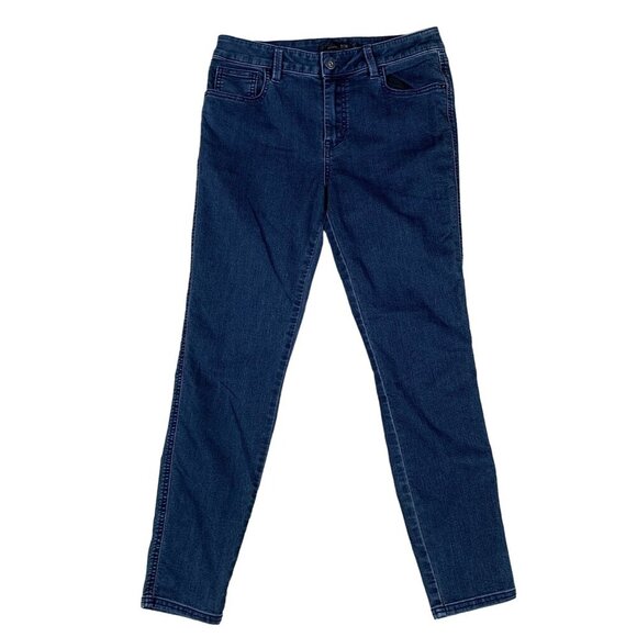 Prana Blue Skinny Jeans Size 8 - Picture 1 of 4